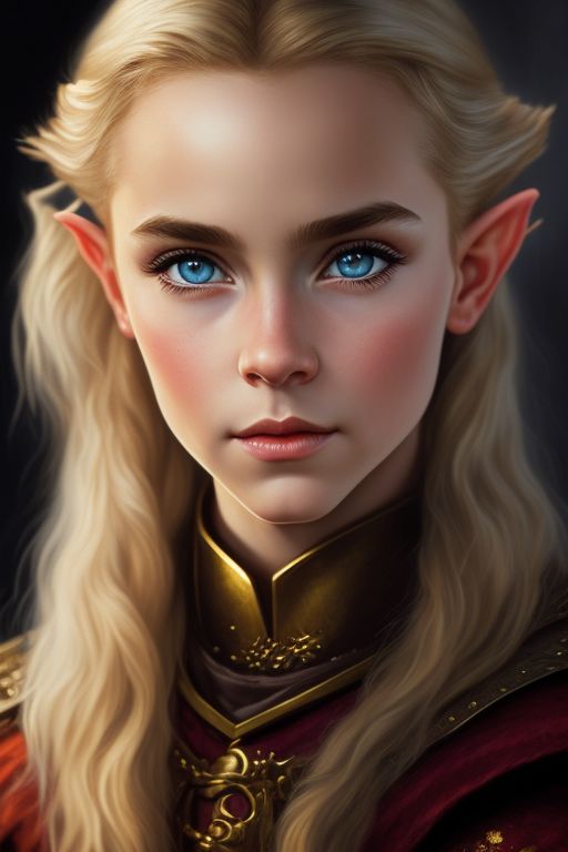 upset-sheep839: elf blonde hair hazel eyes dwarf human brunet small ...