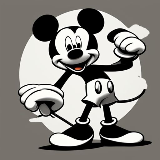 Mickey mouse clearance shoes vector