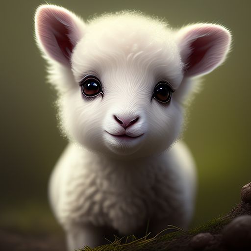 cute baby lamb