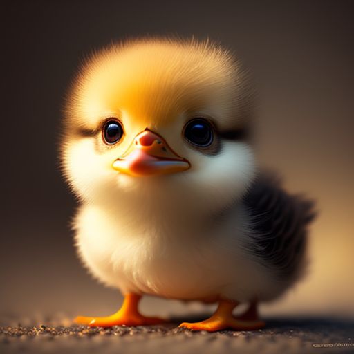 smiling duckling
