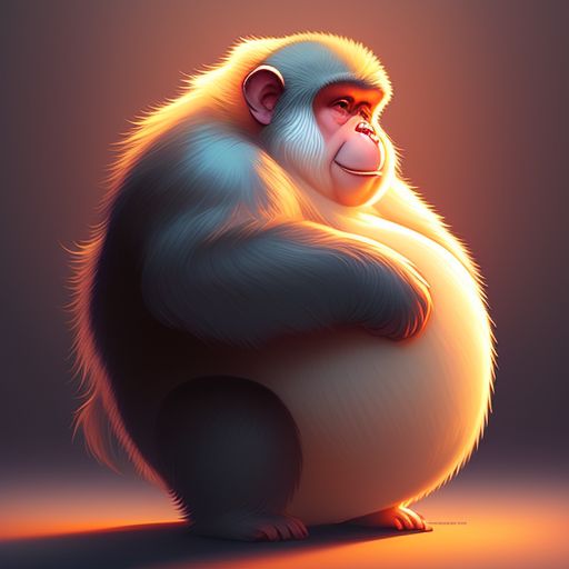 Fat Monkey Wallpaper