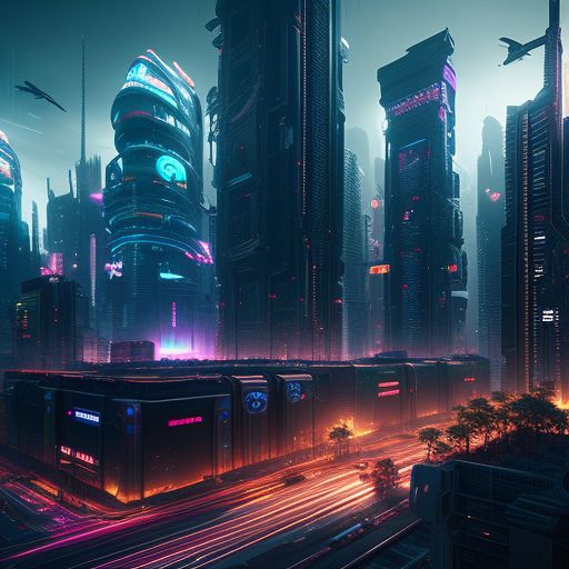 good-crow92: A cyberpunk cityscape filled with futuristic animals ...