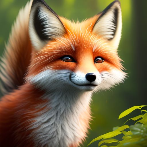 cloudy-owl968: very very Highly detailed light redchubi chibi fox hair ...