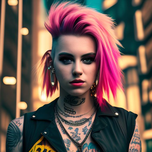 Gothic Punk  Focus on Hair