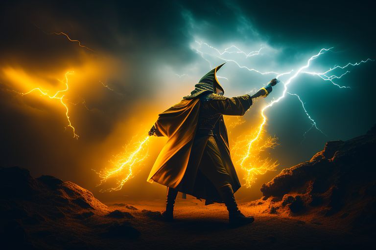 Lightning Wizard Wallpaper