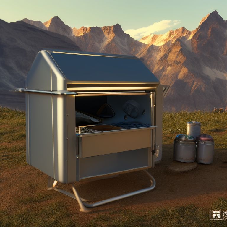 unusedsnail125 Camping Kitchen Box Aluminum