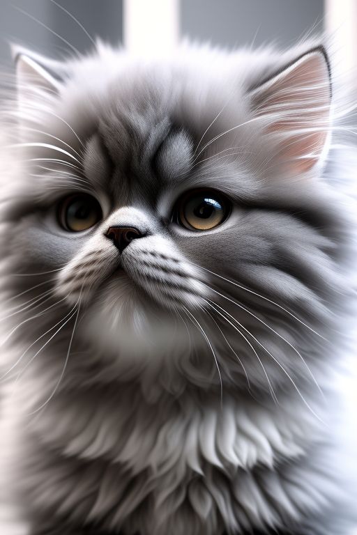 Gray Persian Kitten