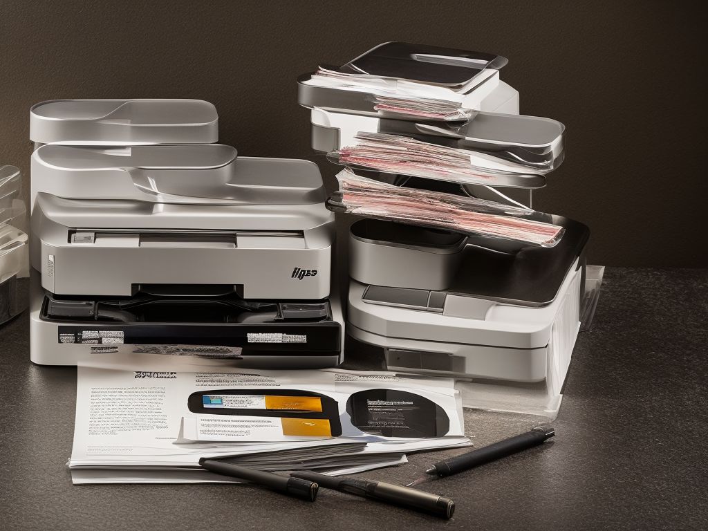 stormyllama882 a pile of hp printer ink on a scale that shows the