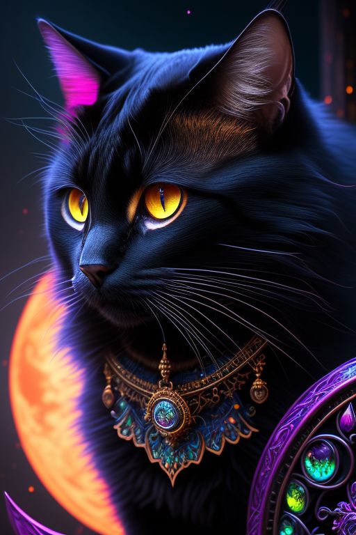 Black best sale cat beautiful