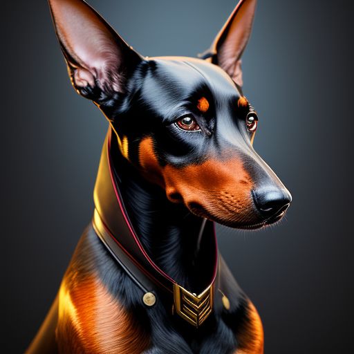 taut-jackal3: caramel dog, doberman mix, like super hero