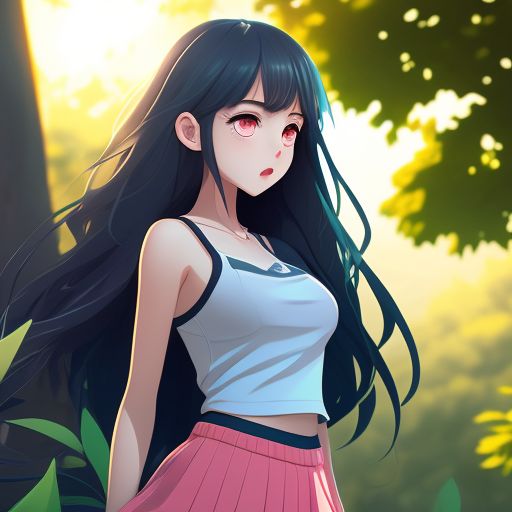 leftguanaco468 Scared Girl Without Makeup Surprised Realistic 916