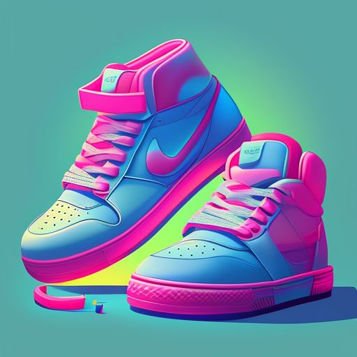 carolinacosta: shoes, cartoon, digital art, realistic, 4k, hd, 2d ...