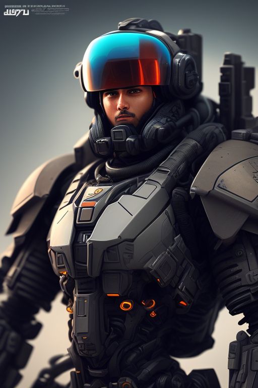 warped-zebra443: Mech Pilot - This 3D NFT character is a sniper pilot ...