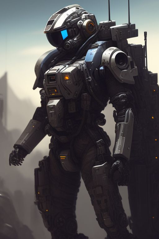 warped-zebra443: Mech Pilot - This 3D NFT character is a sniper pilot ...