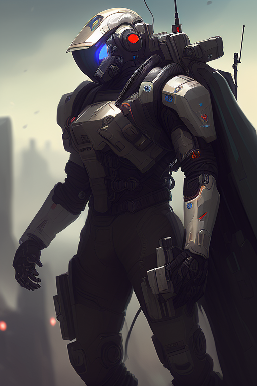 warped-zebra443: Mech Pilot - This 3D NFT character is a sniper pilot ...