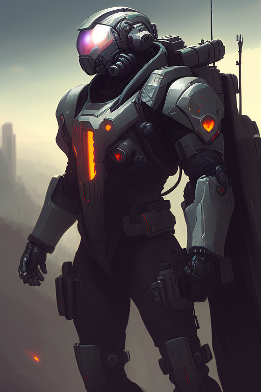 warped-zebra443: Mech Pilot - This 3D NFT character is a sniper pilot ...