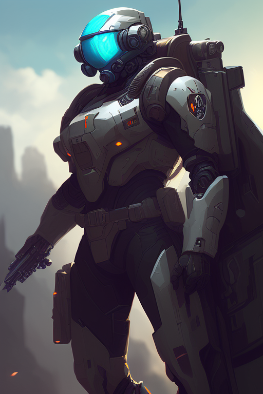 warped-zebra443: Mech Pilot - This 3D NFT character is a sniper pilot ...