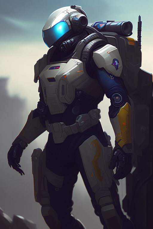 warped-zebra443: Mech Pilot - This 3D NFT character is a sniper pilot ...