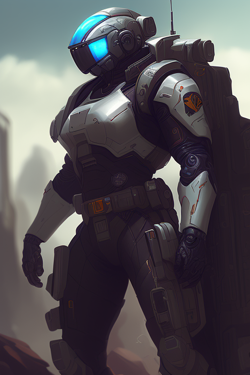 warped-zebra443: Mech Pilot - This 3D NFT character is a sniper pilot ...