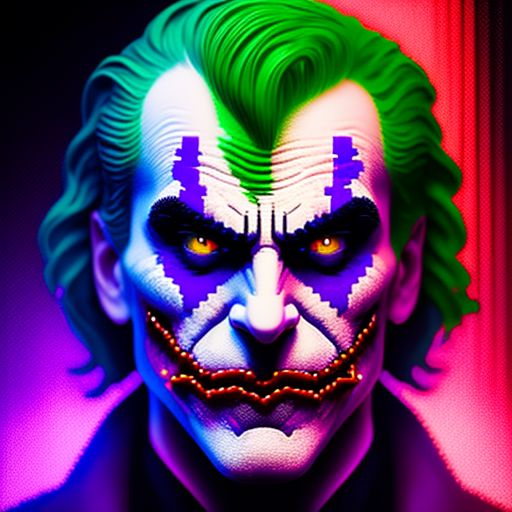 Luminária Pixel Pals Coringa (The Joker) #014