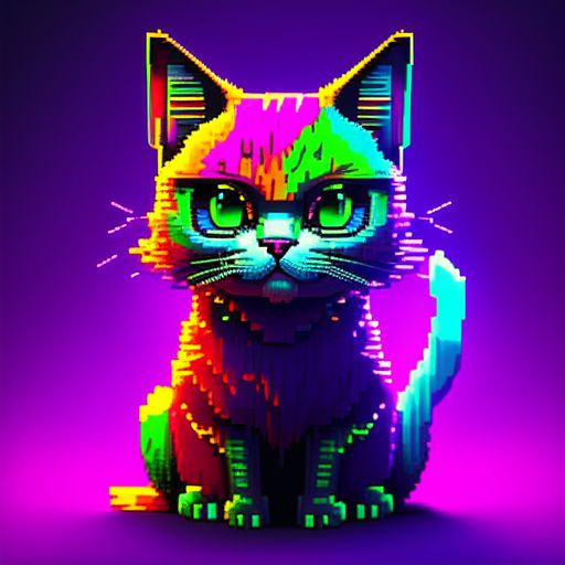 ArtStation - Pop Cat Pixel Art Animation