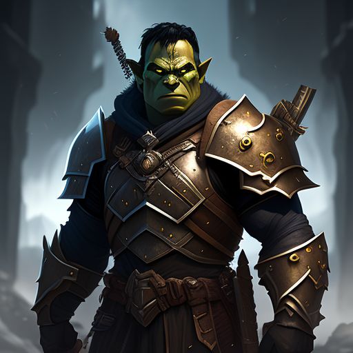 half orc paladin