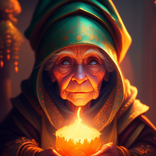 Old Gnome lady, fantasy rpg, dnd, natural colors, stylised, cartoony, 4K HD, with warm golden lighting and a hazy nostalgic feel, art by lois van baarle and alena aenami, Highly detailed, intricate brushwork, Trending on Artstation, Concept art, dreamy atmosphere.