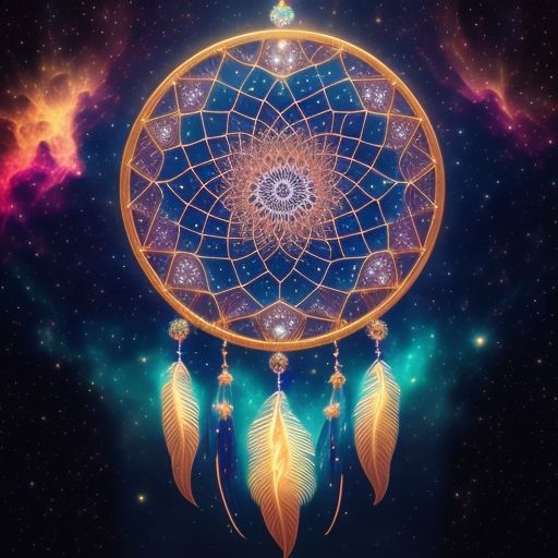 heathercooper: A celestial dream catcher made of interlocking stars and ...