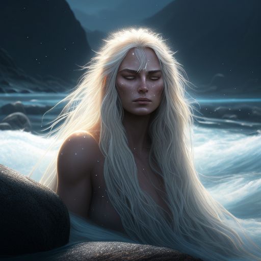 Enchanting Gothic Woman with Viking Braids and Mysterious Charms, AI Art  Generator