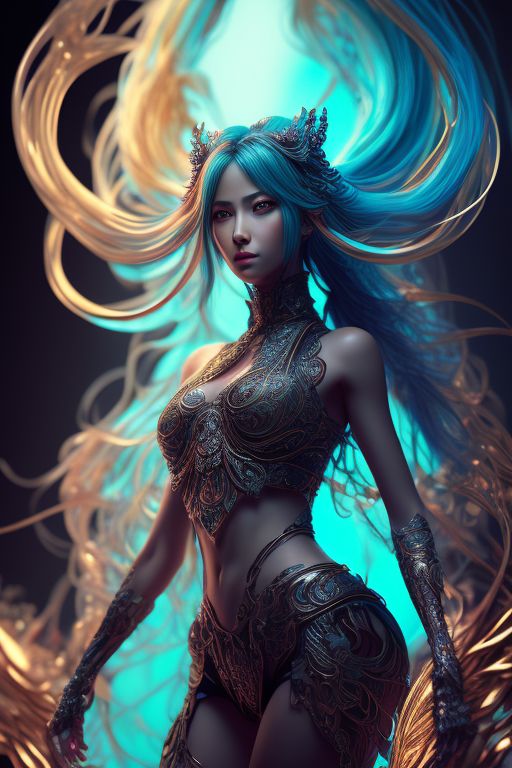 Clam shell857 Centered Hatsune Miku Shoulder Length Messy Hair 