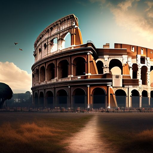 fullcoyote435 Create a digital painting of the historic Rome