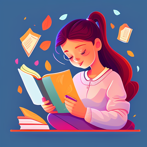 English Book Cartoon