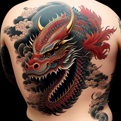 japanese dragon head