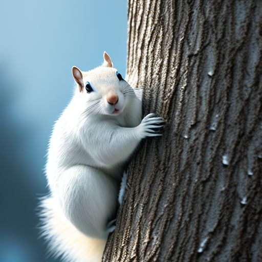 Tiny) Squirrel Avatar - White