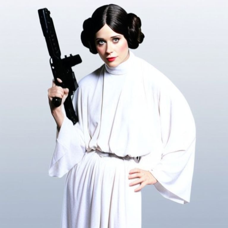 doting-bear869: Zooey Deschanel as Princess Leia