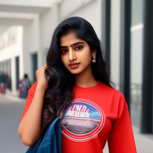 Indian girls in t shirt sale