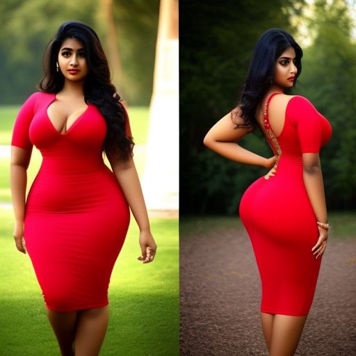 Curvy girls shop in tight dress