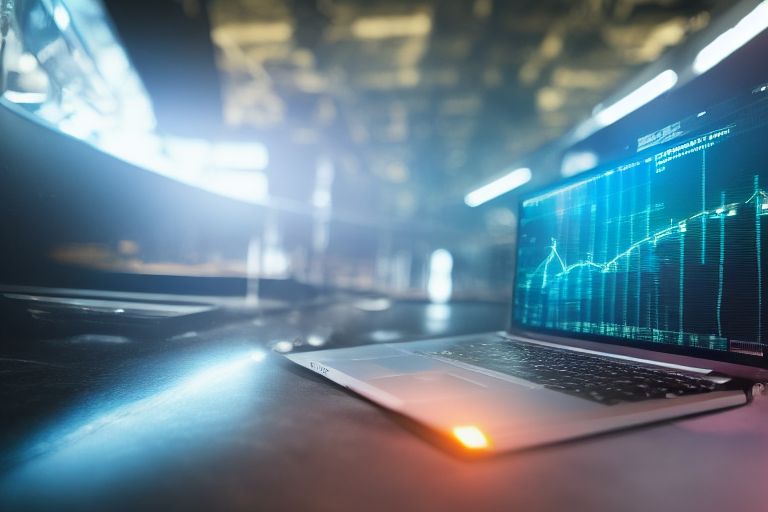 spiffy-mouse640: Programmer working on laptop computer with financial ...