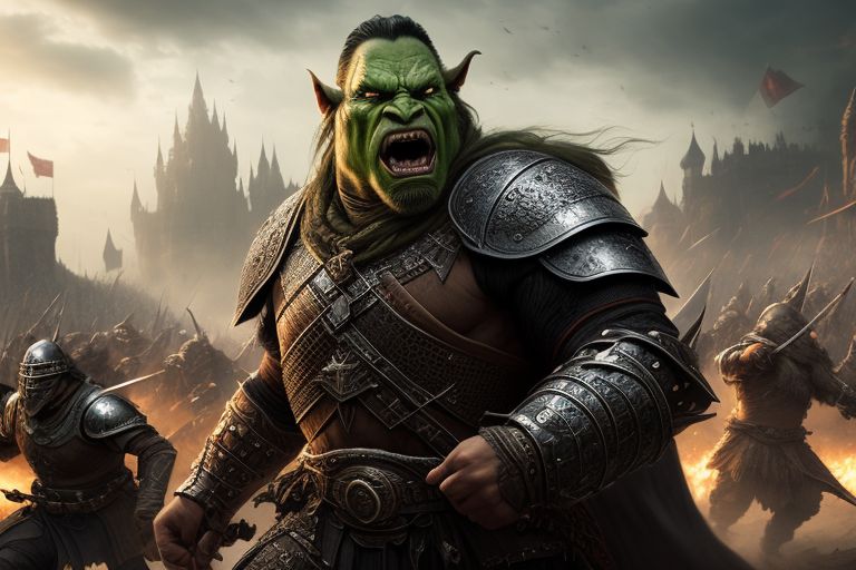 orc warrior wallpaper