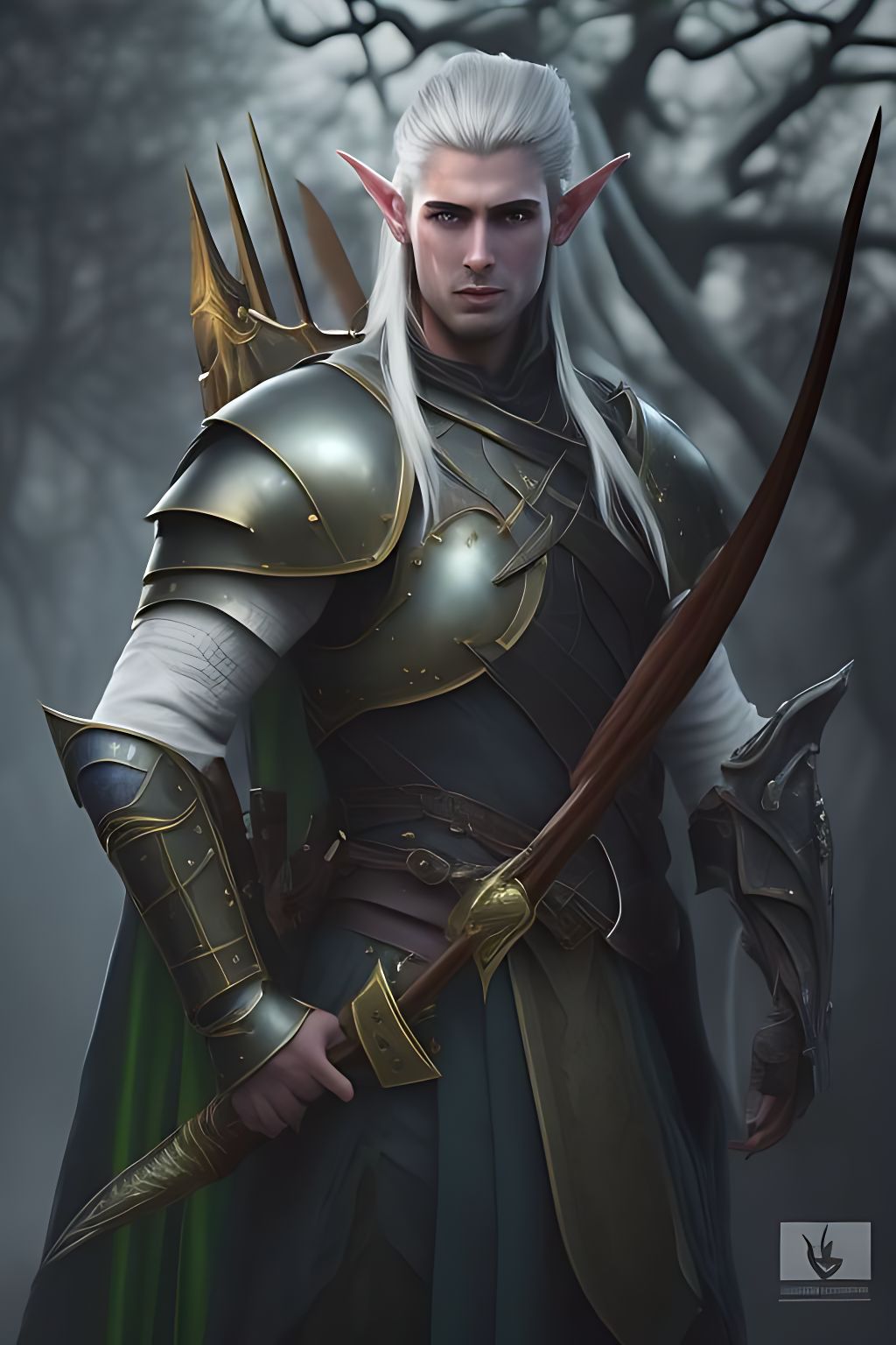 male elven fighter