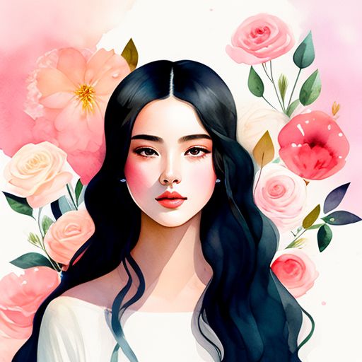 Rick_Mile Persephone with long straight black hair is beautiful and