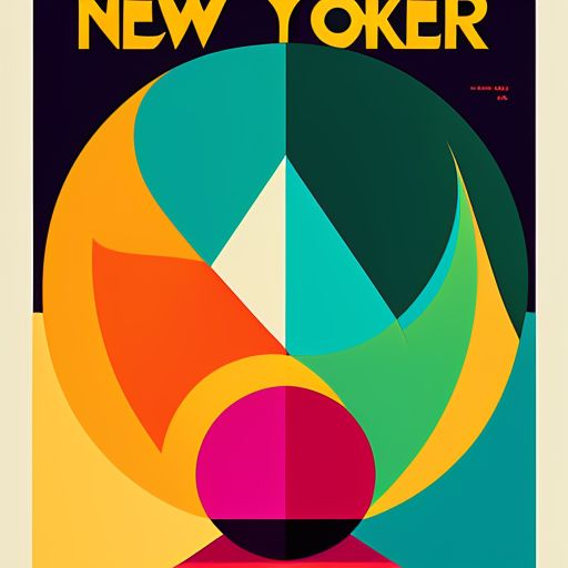 simple, Minimalist, psychedelic 60s poster, Illustration, Digital art, Sharp focus, Stylized, Flat colors, Sharp, Fine details, New Yorker, Françoise Mouly, Clean, Cel shaded, Shaded, Full shot