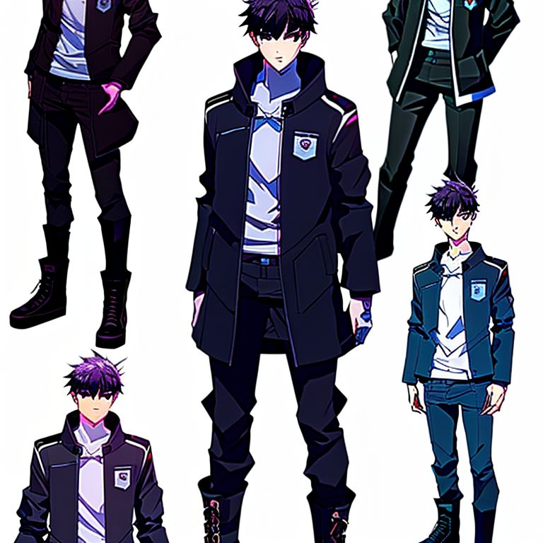 boy anime clothes