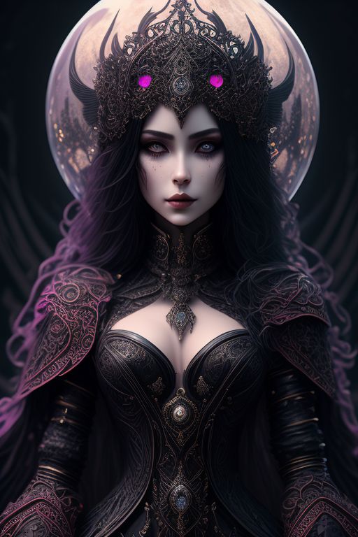 fantasy girl, queen (royalty), cleavage, artwork, fantasy art, sword,  throne, digital art