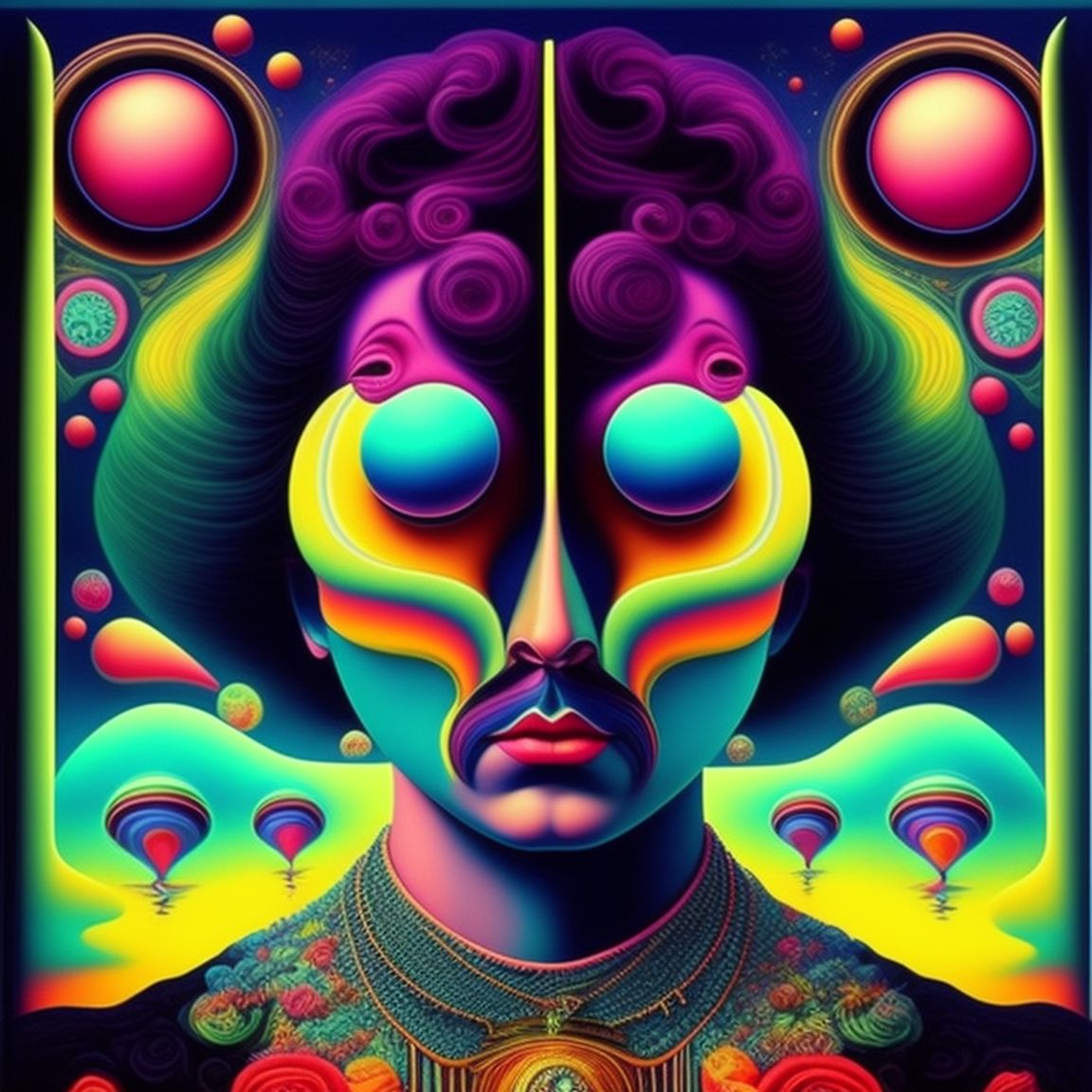 trippy famous paintings