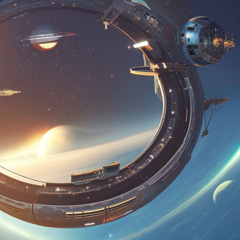 Round Space Probe