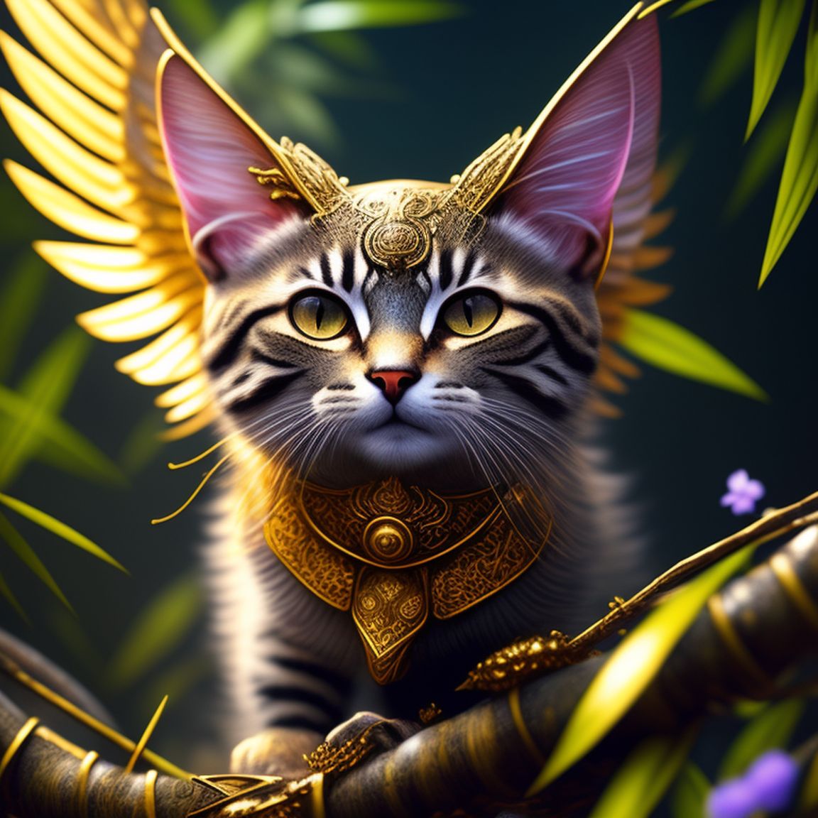 winged cat mythology