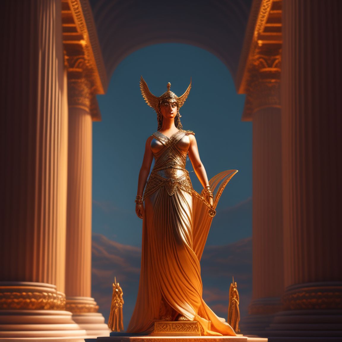 ThomasHopkins: Athena goddess of Greek mythology