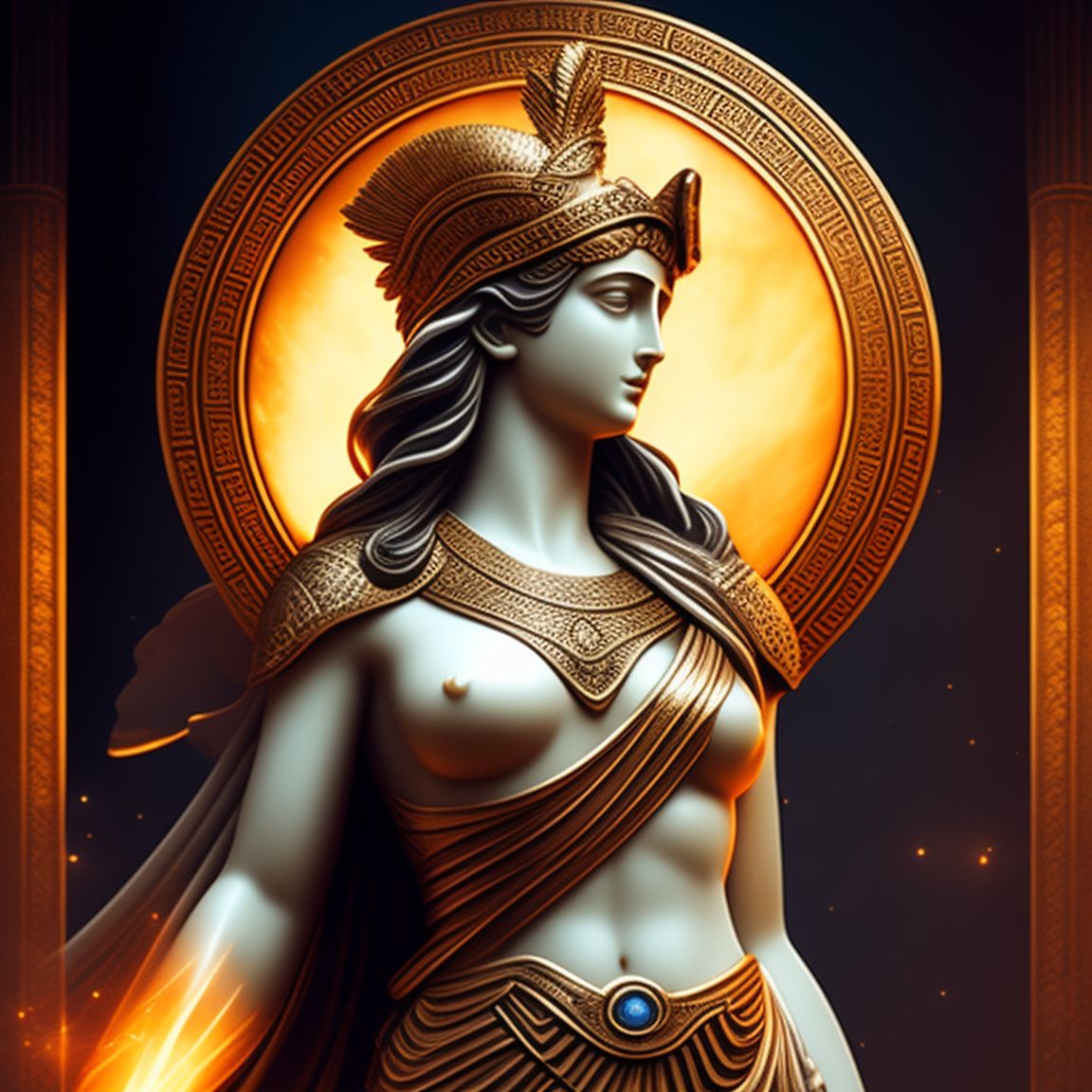 ThomasHopkins: Athena goddess of Greek mythology