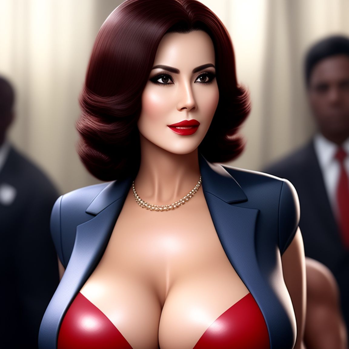 198 Attractive Secretary Big Breast Images, Stock Photos, 3D